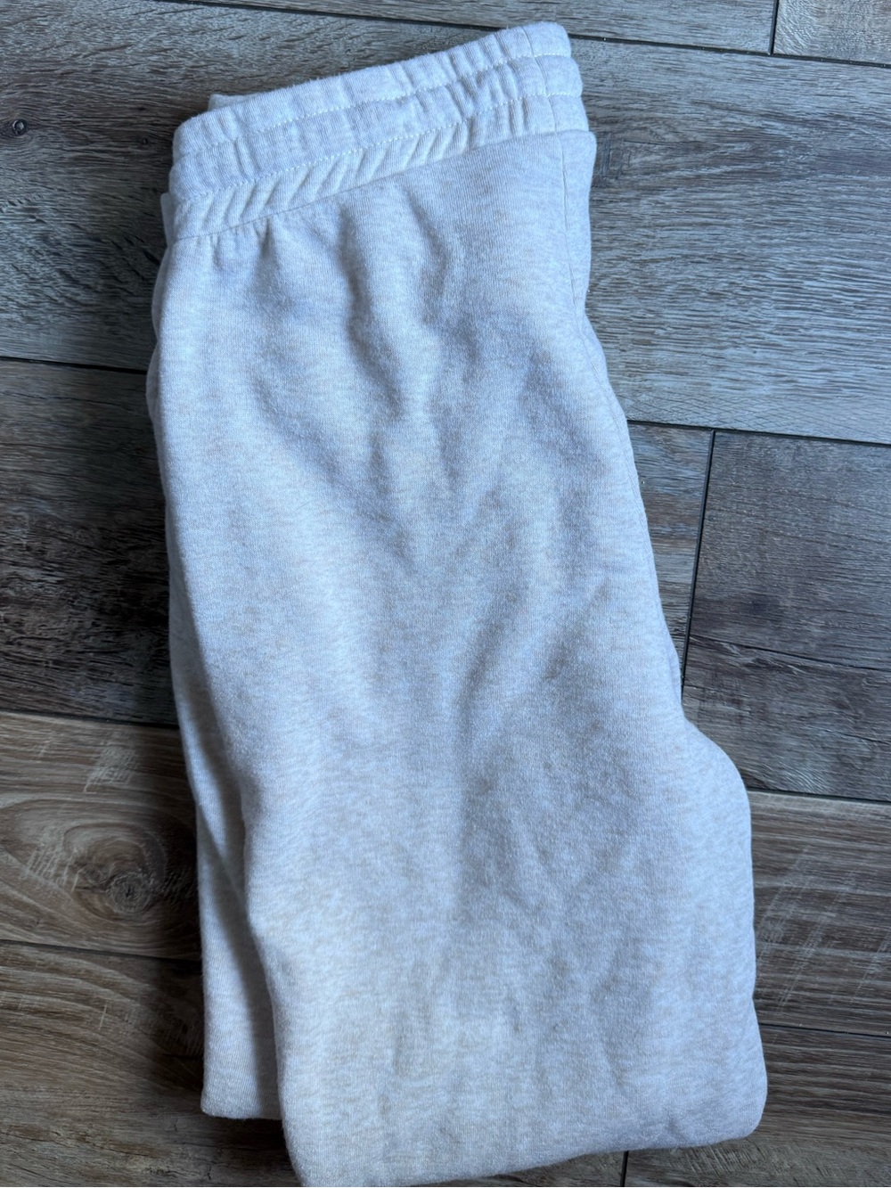 Rae Dunn Womens Light Beige Drawstring Jogger Sweatpants - Picture 4 of 5